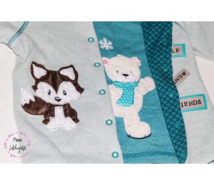 Stickdatei - Schneetiere Eisfuchs